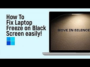 How to Fix Laptop Freeze on Black Screen easily [NEW]