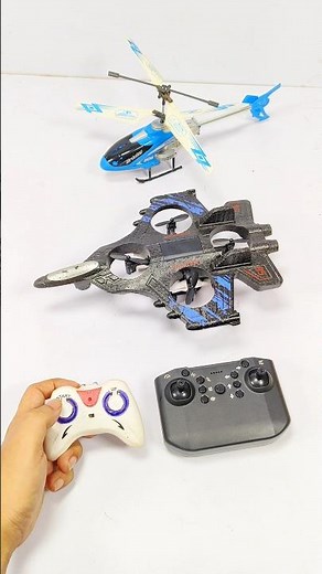 RC Helicopter Powered by Remote control / RC Helicopter with DC motor / Remote control fighter jet