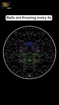 Complete chaos at the end 😳 #asmr #adhd #satisfying #ball #bounce #bouncingball #codex