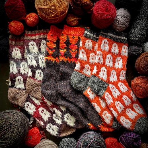 DIGITAL ITEM - Spooky Sock Set Knitting Instructions - Etsy