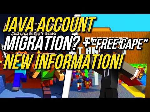 Minecraft Java Account Migration? - THE END OF MOJANG ACCOUNTS! - Cross-play Between Java & Bedrock?