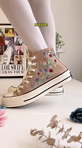 Sometime it’s shiet 👍🥹 #embroidery #customshoes #embroideryshoes #handicraft #embroideredshoes #smallbusiness #handembroideredshoes #custom | QT Embroidery