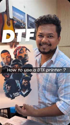 Boom Enterprise on Instagram: "Easy DTF Printing: A Beginner's Guide to Perfect Prints We walk through the step-by-step process of using a DTF printer, covering everything from initial setup and print head cleaning to printing, powdering, and baking your design, and finishing with proper printer maintenance. #dtf #dtfprinter #dtfprint #dtfprinting #customizedtshirt #customised #customisedtshirts #customtshirt #customtshirtshop #screenprinting #instagramgrowth #viralreel #india #kerala #andhrapra