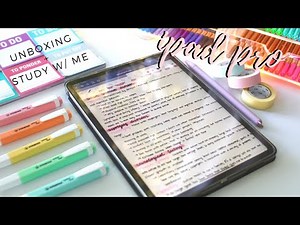 Ipad pro 2020 unboxing 🍎| study with me goodnotes