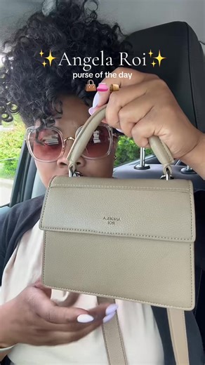 My purse of the day by Angela Roi. Pebbled leather top handle mini purse. #pursetok #quietluxury #pursecollection #purse #leatherpurse