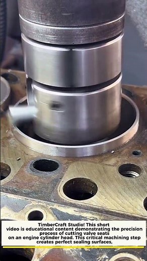 Precision Valve Seat Cutting – Engine Cylinder Head Machining Process