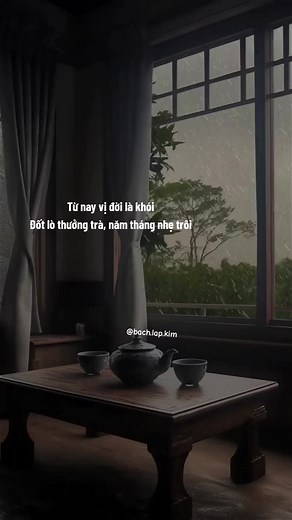 Nhân sinh tựa biển, Lòng người không động, Biển có sóng xô. #bachlapkim
