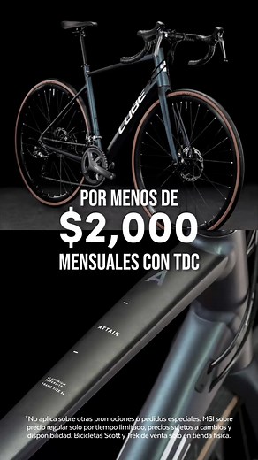 Bicicletas por Menos de $2,000 Pesos Mensuales