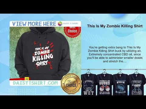 This Is My Zombie Killing Shirt