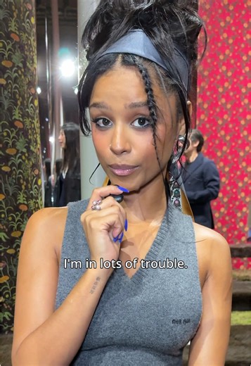 Quick chat with Miu Miu guests at #MiuMiuFW26 fashion show. What would you answer? #MiuMiu