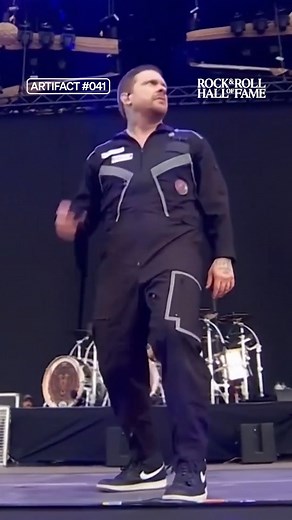 Shinedown Jumpsuits, 2023 | Shinedown wore these jumpsuits on the The Revolutions Live Tour in 2023. While on tour in 2023, Brent Smith said, “With the evolution of [our] music comes the evolution of [our] show, and we try to never phone it in. We always take all of those assets that the audience has allowed us to be able to build these shows to a certain level, and we always put it back into the performances.” | Rock & Roll Hall of Fame
