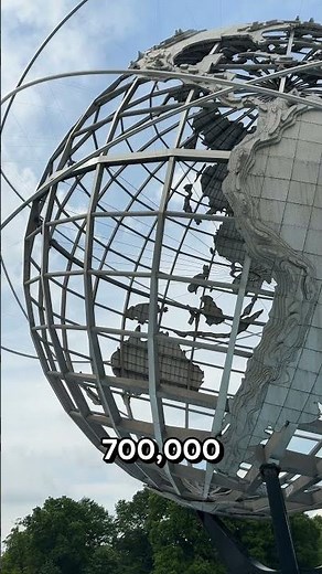 Recognize this sculpture? This is the Unisphere, built for the World’s Fair in 1964! #nychistory