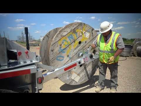 Larson Cable Trailer - Reel Loading Guide