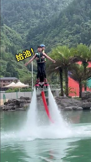 Flyboard ride is so fun 🤪😚✌️ #amusementpark #adventure #flyboard #bluesilver