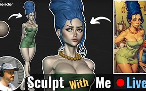 Blender神级操作：从AI生成素材到次世代角色建模~_哔哩哔哩_bilibili