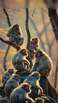 🐒❄️ Meet the Japanese Macaque: The Snow Monkey of the Mountains! #macaque #animalfacts #snowmonkeys