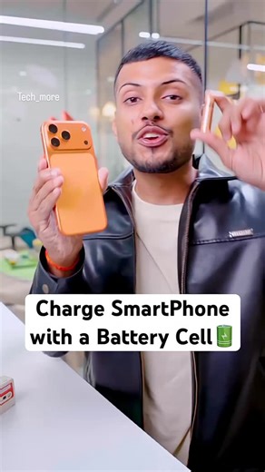 tech_more | Charge my Smartphone with Battery Cell 🔋. #shorts #gadgets #trending #viral #instagram #explorepage #explore #instagood #love #reels... | Instagram