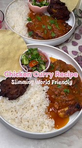 A gorgeous chicken curry- slimming world edition 🥰 Make sure to save this because it’s a banger☺️we just love a curry and this version is so delicious, full of flavour, homemade with all the spices. Stunning! Let me know if you try it🩷 | Claire Abebrese