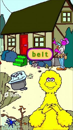 Sesame street let's make a word with Big Bird