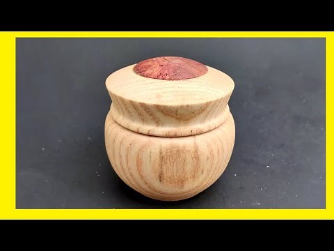 Woodturning a Box With a Surprise Insert