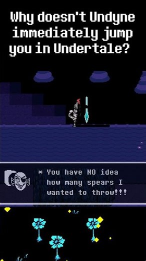 Why doesn't Undyne ATTACK you immediately in Undertale?