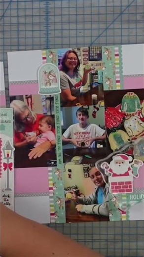 Ugly Sweater Cookies - Doodlebug - Tinsel Time - Double Page Scrapbook Process - Life in Layouts