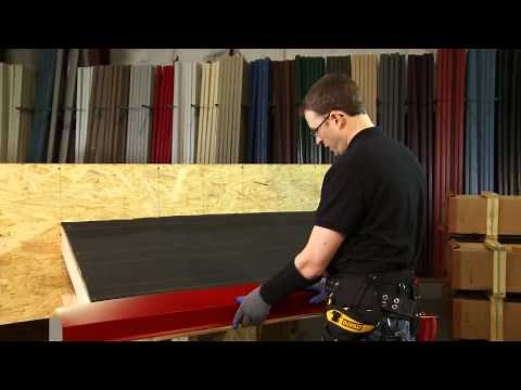 How to Install Eave Trim Using Exposed Fasteners: ABC SL-16® Metal Roofing System