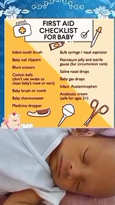 2.3K views | First Aid Checklist for baby's.. #firstaid #checklist #baby #guidelines #Awareness Acrixa Balino | Momshie Jhane Alcos | Facebook