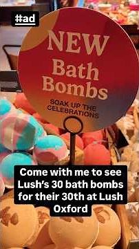 #ad Celebrating 30 Years of LUSH! 🛁🎉 | Limited Edition Bath Bomb Collection! #lushcosmetics