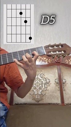 guitar lessons for beginners (D5)chord 🎸#guitar #music