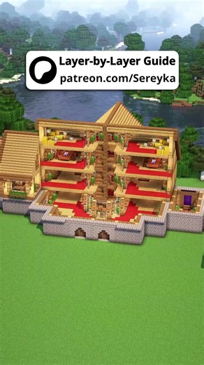 Easy Starter House Tutorial🏠 - Link in Bio #minecraft