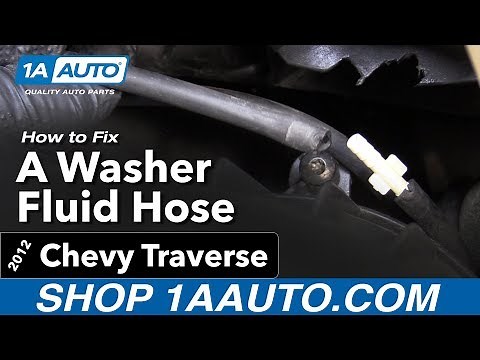 How to Fix a Windshield Washer Fluid Hose 09-17 Chevy Traverse