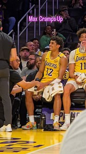 114K views · 10K reactions | Lakers trainers helping out Max while he's cramping up. #maxchristie #lakers #cramps #nba #basketball | Michael Morales | Facebook