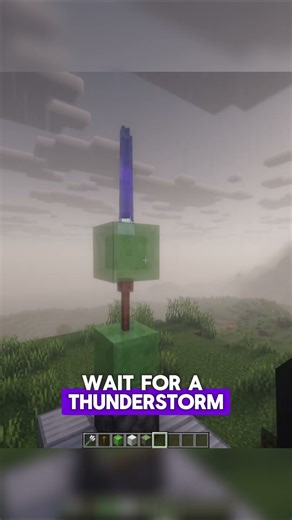 This Minecraft Build Creates Unlimited Lightning #shorts