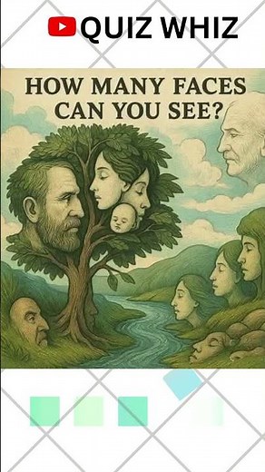 How Many Faces Can You See? 👀🤯 Optical Illusion Test!