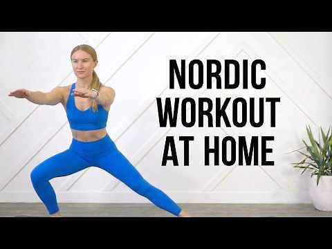 Nordic Workout For Body Toning | At Home (No Equipment) - 10 Min