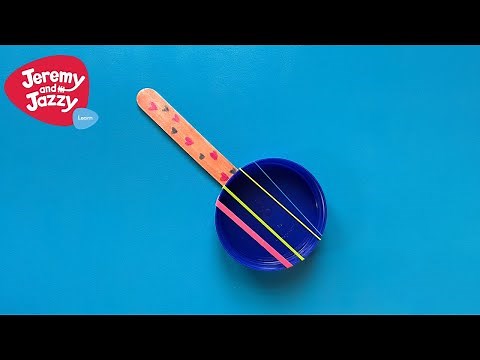 Mini Banjo | Kids Craft | Jeremy and Jazzy