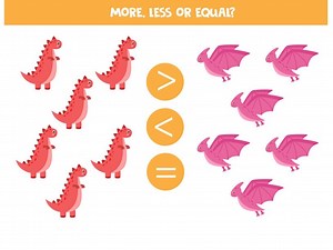 More Less Equal - Dino Games