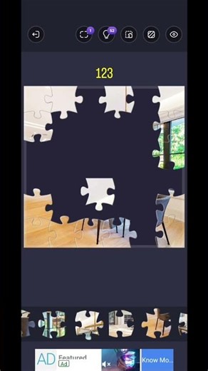Dia 123 jogando quebra cabeça 🧩#puzzle