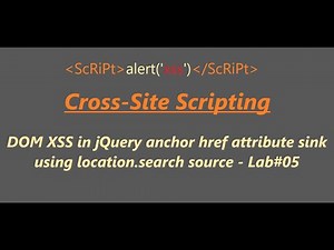 DOM XSS in jQuery anchor href attribute sink using location.search source Lab#05