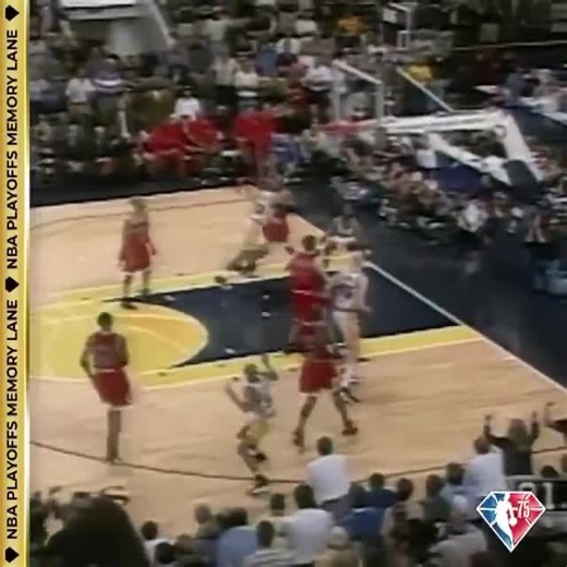 ⏰🏀🔥 Finales de Conferencia...1998...Reggie Miller y ustedes recuerdan el resto. 🎥🏀🗑 Indiana Pacers Reggie Miller | NBA Mexico