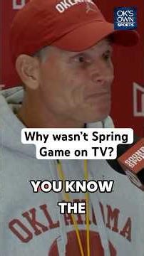 Brent Venables reacts to OU fans upset over no TV broadcast for spring game