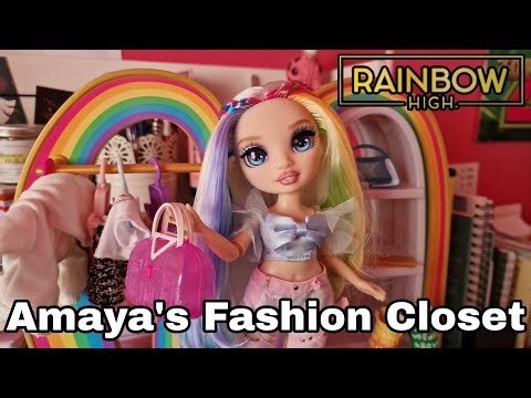Rainbow High Amaya's Fashion Closet review and unboxing 🌈