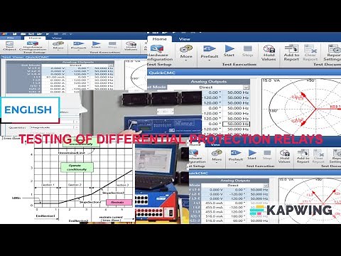 Transformer Differential Relay Testing || Testing of Differential Protection Relays || Slope Test