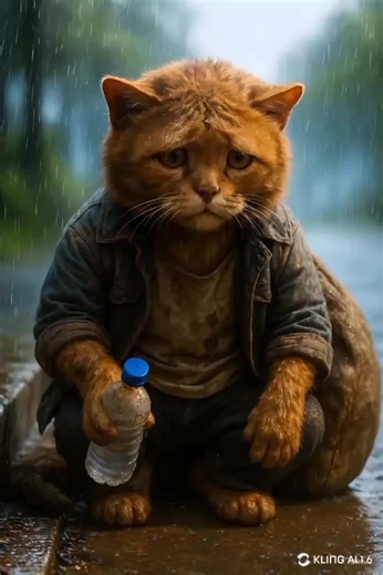 Cute Cat Animation: The Story of a Poor Cat