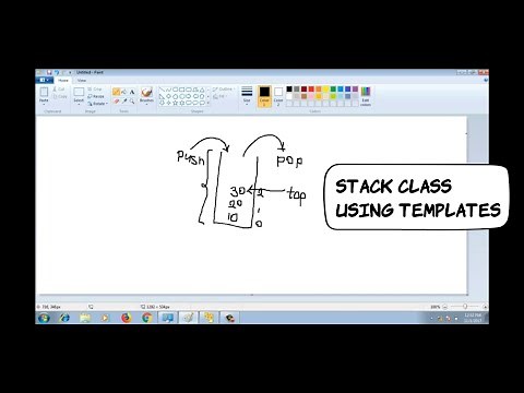 templates | class templates | stack as template class | C++ Programming