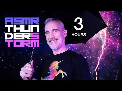 ASMR Thunderstorm 3 HOURS of Rain and ⚡️ Sounds for Sleeping / No Talking