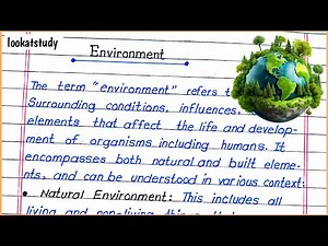 How to write Essay on Environment in English | Environment Essay | Essay writing on Environment