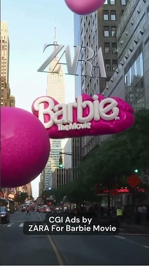 CGI Ads by #ZARA for Barbie Movie