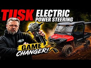TUSK Electric Power Steering on My Honda Pioneer… GAME CHANGER